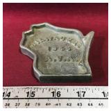 1948 Milwaukee A.V.A. Metal Ashtray