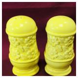 Pair Of Vintage Ceramic Salt & Pepper Shakers