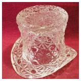 Decorative Glass Top Hat (3" Tall)