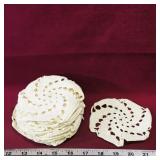 Set Of 18 Crochet Tablecloth Medalions (5")