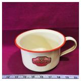 Vintage Harvest Gem Enamelled Large Soup Cup