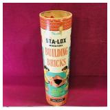 Vintage Sta-Lox Building Bricks Set
