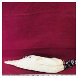 Vintage Goose Wing Feather Duster (16 1/2" Long)