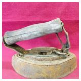 Antique Sad Iron With Handle