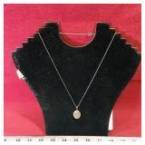 Vintage Sterling Silver "Mom" Chain & Locket
