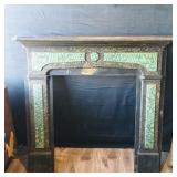Antique Fireplace Mantle (50 1/2" x 53 1/2" x 8")