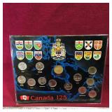1992 Canada 125th Anniversary 25 Cent Coins Set
