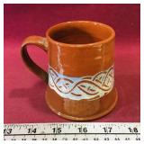 Signed Pottery Mug (3 1/2" Tall) (Vintage)