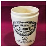 Antique Dundee Stone Marmalade Jar (4 1/2" x 3")