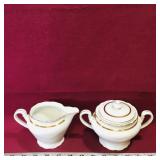Caprice Bohemian Sugar Dish & Creamer
