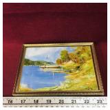 Framed M.H. Greig Art Print (5 1/4" x 7")