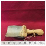 Vintage Wood & Metal Scoop Spoon