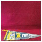 Vintage Philadelphia Banner Flag (8" x 22")