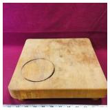 Vintage Wooden Kitchen Butcher Block