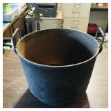 Antique Cast Iron Pot (14" x 15")