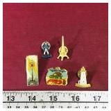 Lot Of 5 Vintage Assorted Pins