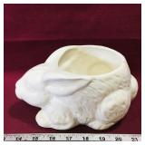 Vintage Ceramic Bunny Planter
