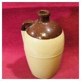 Vintage Painted Glass Decorative Jug