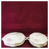 Set Of Vintage Vienna Austria Soup Tureens