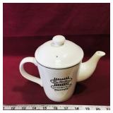 Tim Hortons Ceramic Teapot (6 1/2" Tall)