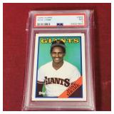 Graded 1988 Topps Jose Uribe MLB Baseball Card