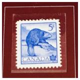 1954 Canadian Beaver Stamp