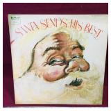 Santa Sends His Best 1975 LP Record