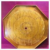 Large Crocinole Wooden Game Board (Vintage)