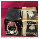 Kodak Brownie Six-20 Camera & Box (Antique)