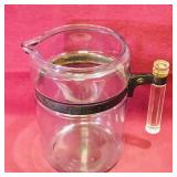 Pyrex Glass Coffee Pot (7" x 7 1/4")