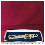 3-Strand Costume Jewelry Necklace (9 1/4" Long)