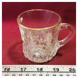 Newcastle Bridge NB Souvenir Glass Cup (Vintage)