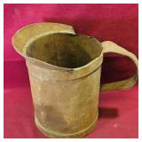 Galvanized Watering Pitcher (Antique) (8" x 9")