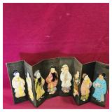 Handmade Decorative Folding Screen (Vintage)