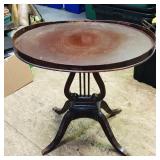 Wooden Parlor Table (Antique) (27" x 24" x 18")
