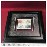 Framed Canadian Birds Collector Stamps