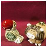 Lot Of 2 Decorative Resin Animals