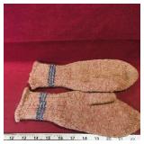 Pair Of Wool Mittens (Vintage) (Adult Size)