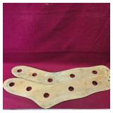 Pair Of Wooden Stocking Stretchers (Vintage)
