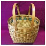 Handled Flower Basket (Vintage) (10" x 12" x 10")