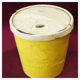 Schwartz Plastic Peanut Butter Bucket (Vintage)