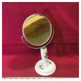 Ceramic Base Vanity Mirror (Vintage)