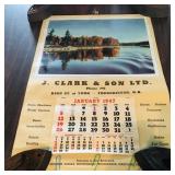 1947 Fredericton NB Business Advertising Calender