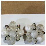Pair Of Costume Jewelry Earrings
