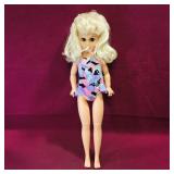 Plastic Nodder Doll (Vintage) (19 1/2" Tall)