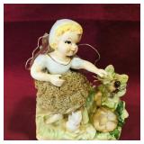 Ceramic Figurine (Vintage) (5 1/2" Tall)