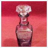 Amethyst Glass Perfume Bottle (Antique) (Small)