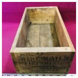 James Pender & Co. Saint John NB Nails Crate