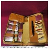 Genuine Leather Case Grooming Kit (Vintage)