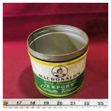 Macdonald Gold Standard Tobacco Can (Vintage)